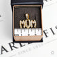 Pre-Owned 9ct Gold & CZ MUM Pendant
