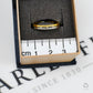 Pre-Owned 9ct Gold 2 Tone Diamond Band Ring Size M