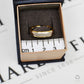 Platinum & 18ct Gold Mens Edged Wedding Band Ring Size V