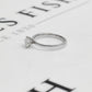Pre-Owned 18ct White Gold Diamond Solitaire Ring Size I