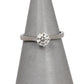 Pre-Owned 18ct White Gold Diamond Solitaire Ring Size I