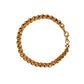 Pre-Owned 9ct Gold Curb Rollerball Bracelet 7.5 Inch