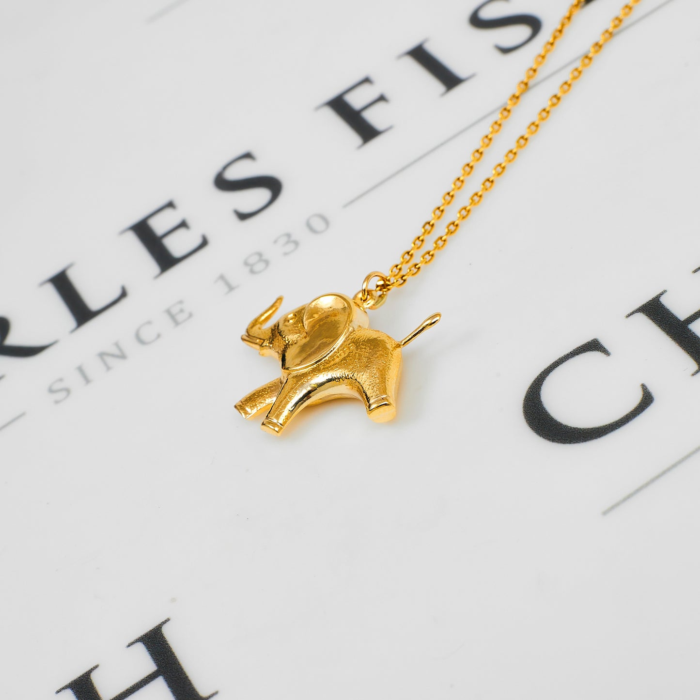 Pre-Owned 9ct Gold Elephant Charm