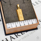 Pre-Owned 9ct Gold Ingot Bar GOLD Pendant