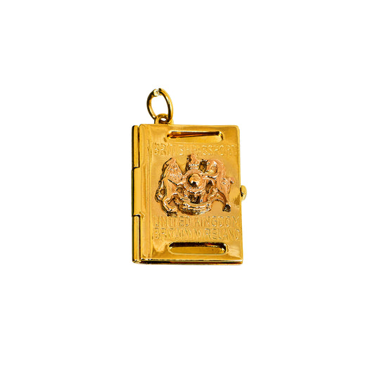 Pre-Owned 9ct Gold British Passport Charm