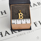 Pre-Owned 14ct Gold Letter B Initial Pendant