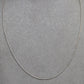 Pre-Owned 14ct White Gold Snake Chain Necklace 17 Inch
