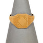 Pre-Owned 9ct Gold Mens Rhombus Design Signet Ring Size W