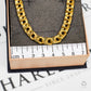 Pre-Owned 18ct Gold Triple Round Link Necklace 16 Inch