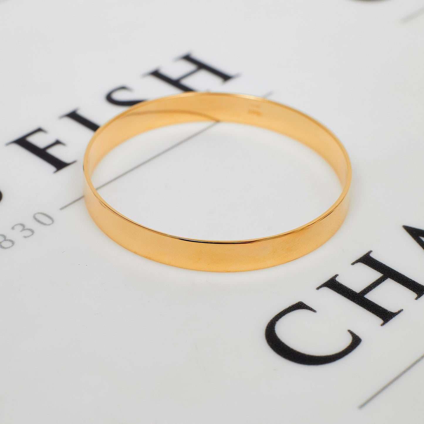 Pre-Owned 9ct Gold Polished Baby Bangle