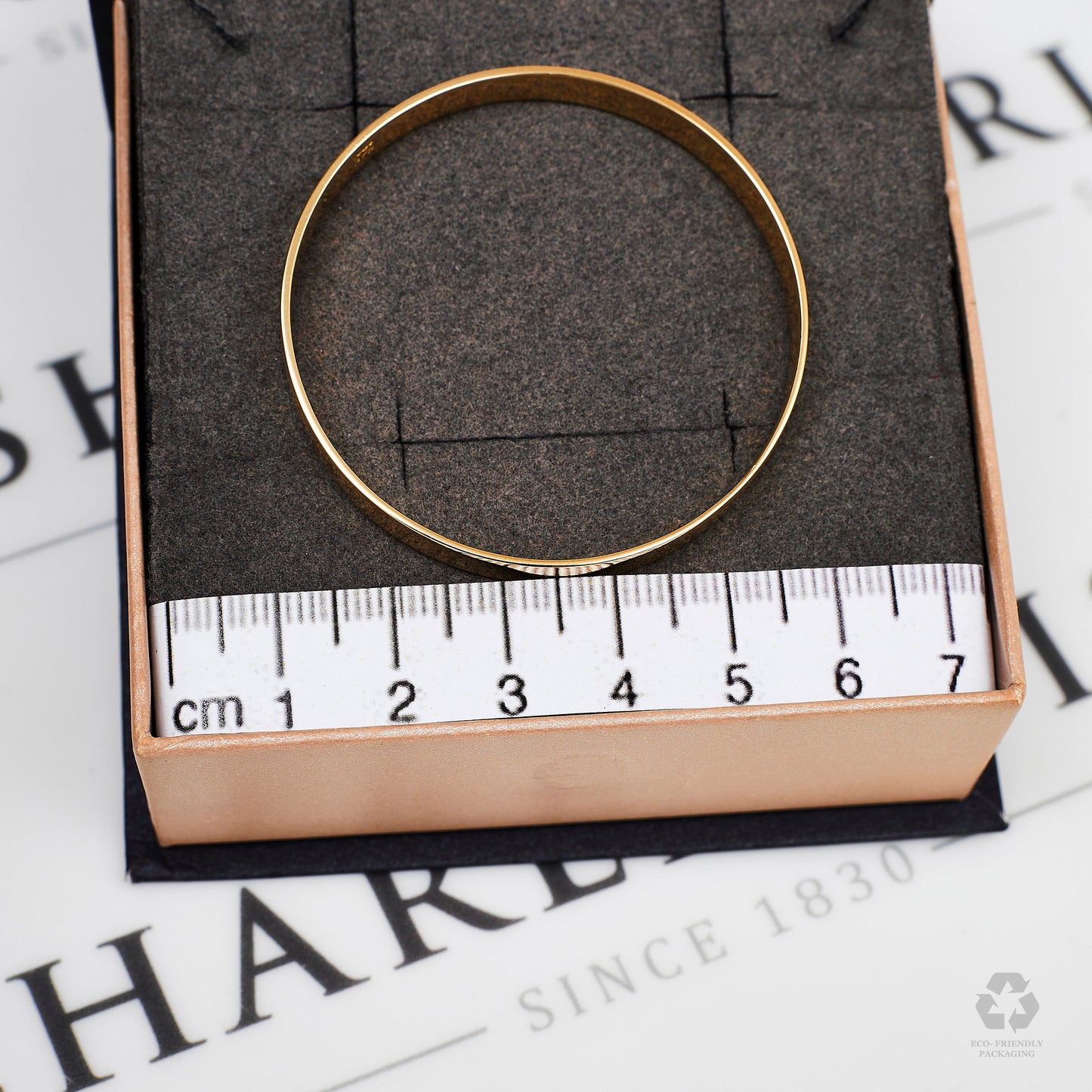 Pre-Owned 9ct Gold Polished Baby Bangle