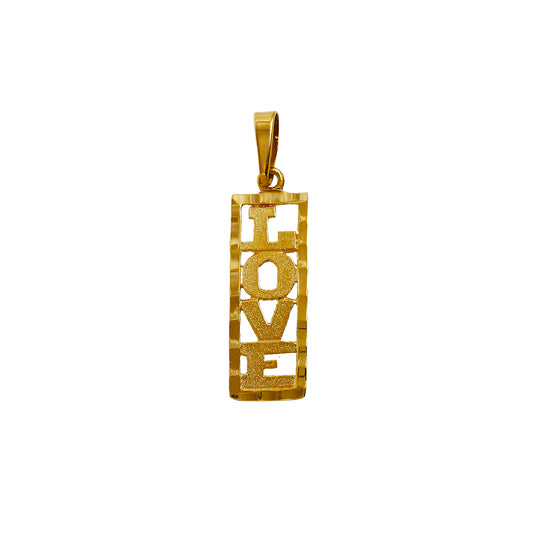 Pre-Owned 9ct Gold LOVE Pendant