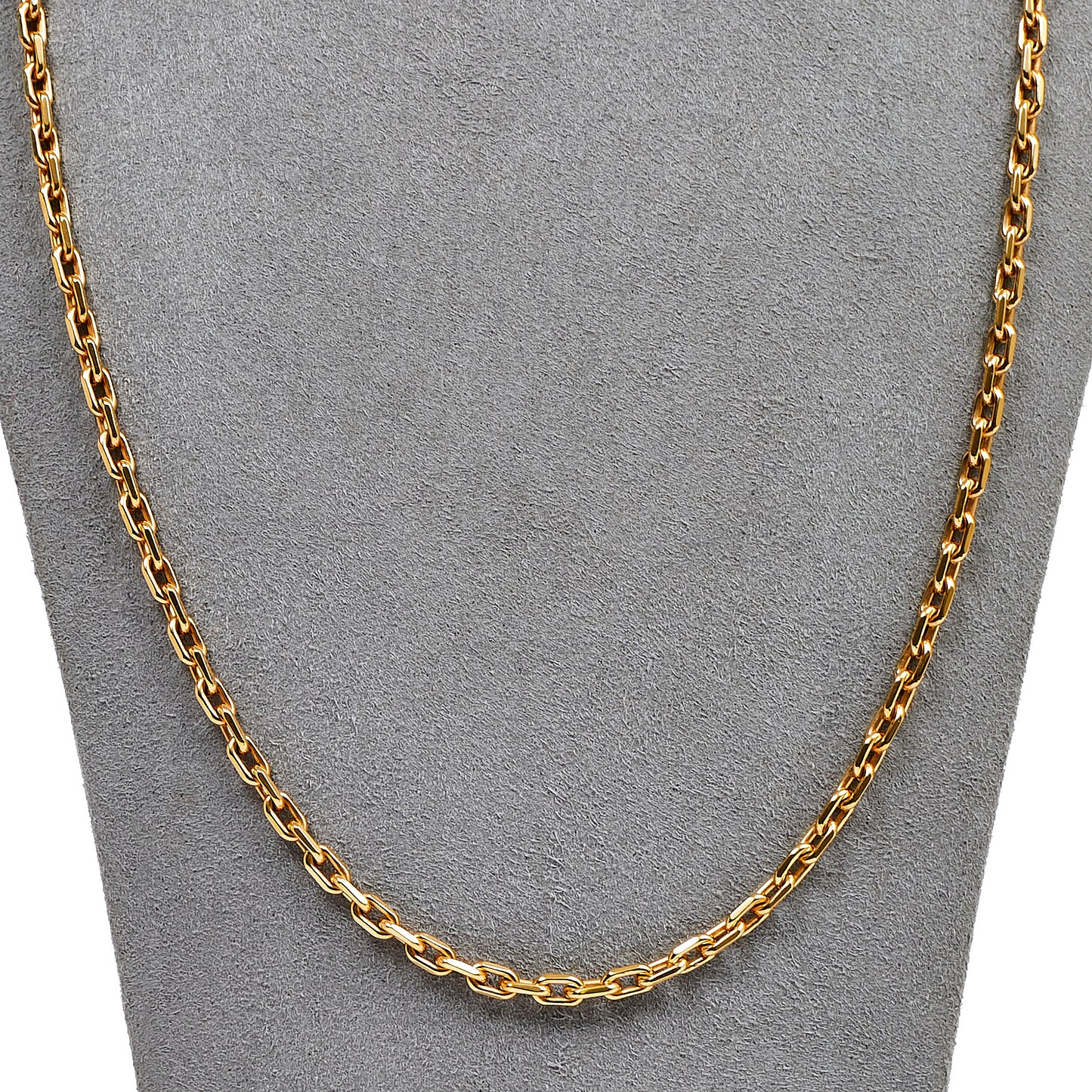 Pre-Owned 9ct Gold Oval Link Necklace 24 Inch