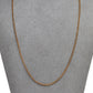 Pre-Owned 9ct Gold Belcher Chain Necklace 20 Inch