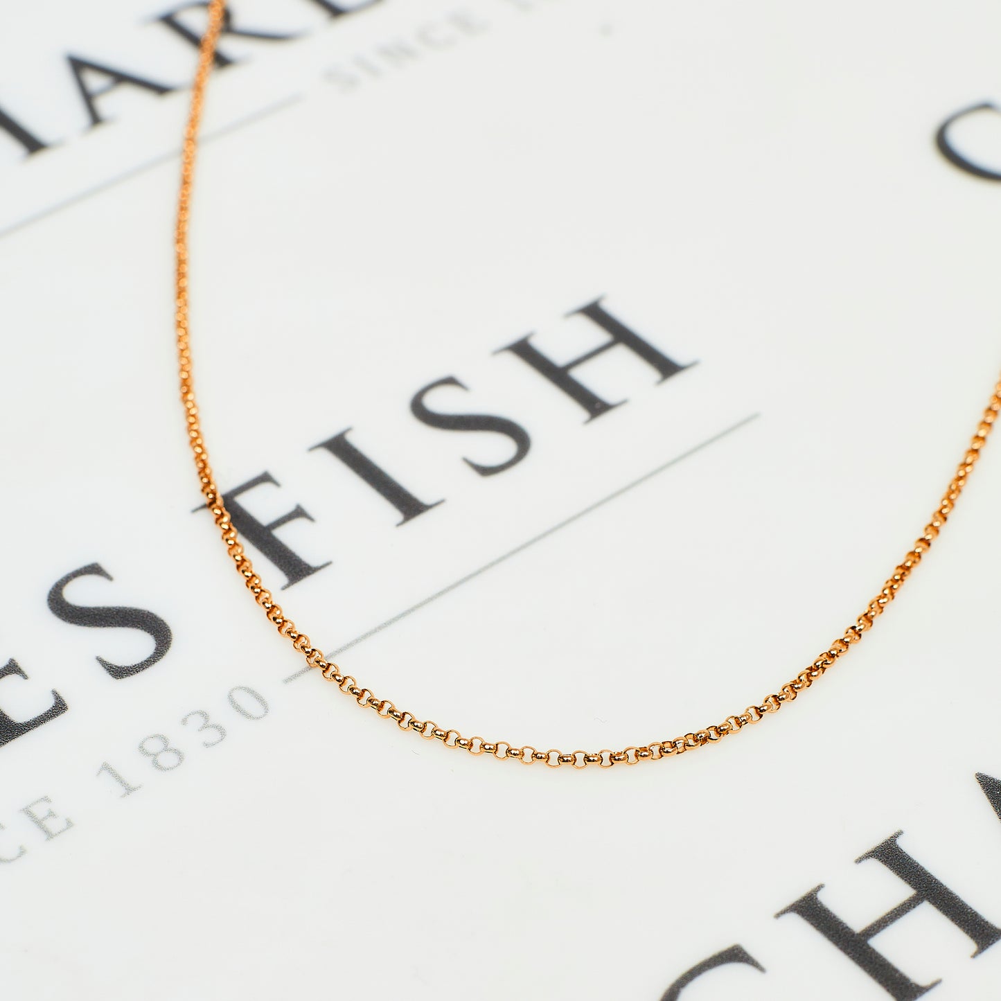 Pre-Owned 9ct Gold Belcher Chain Necklace 20 Inch