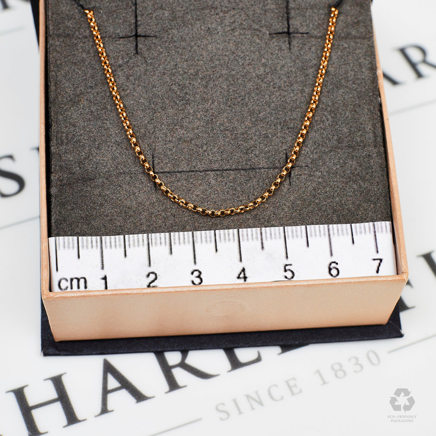 Pre-Owned 9ct Gold Belcher Chain Necklace 20 Inch