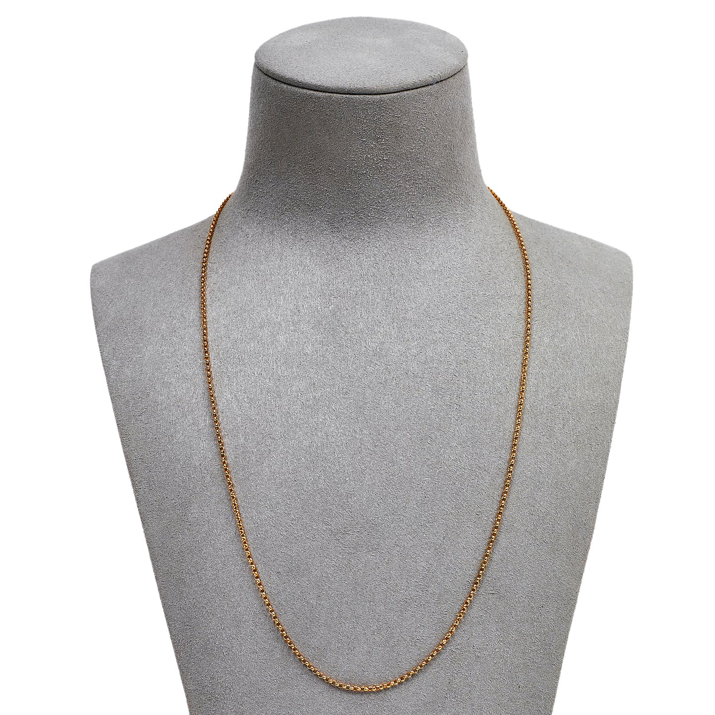 Pre-Owned 9ct Gold Belcher Chain Necklace 20 Inch