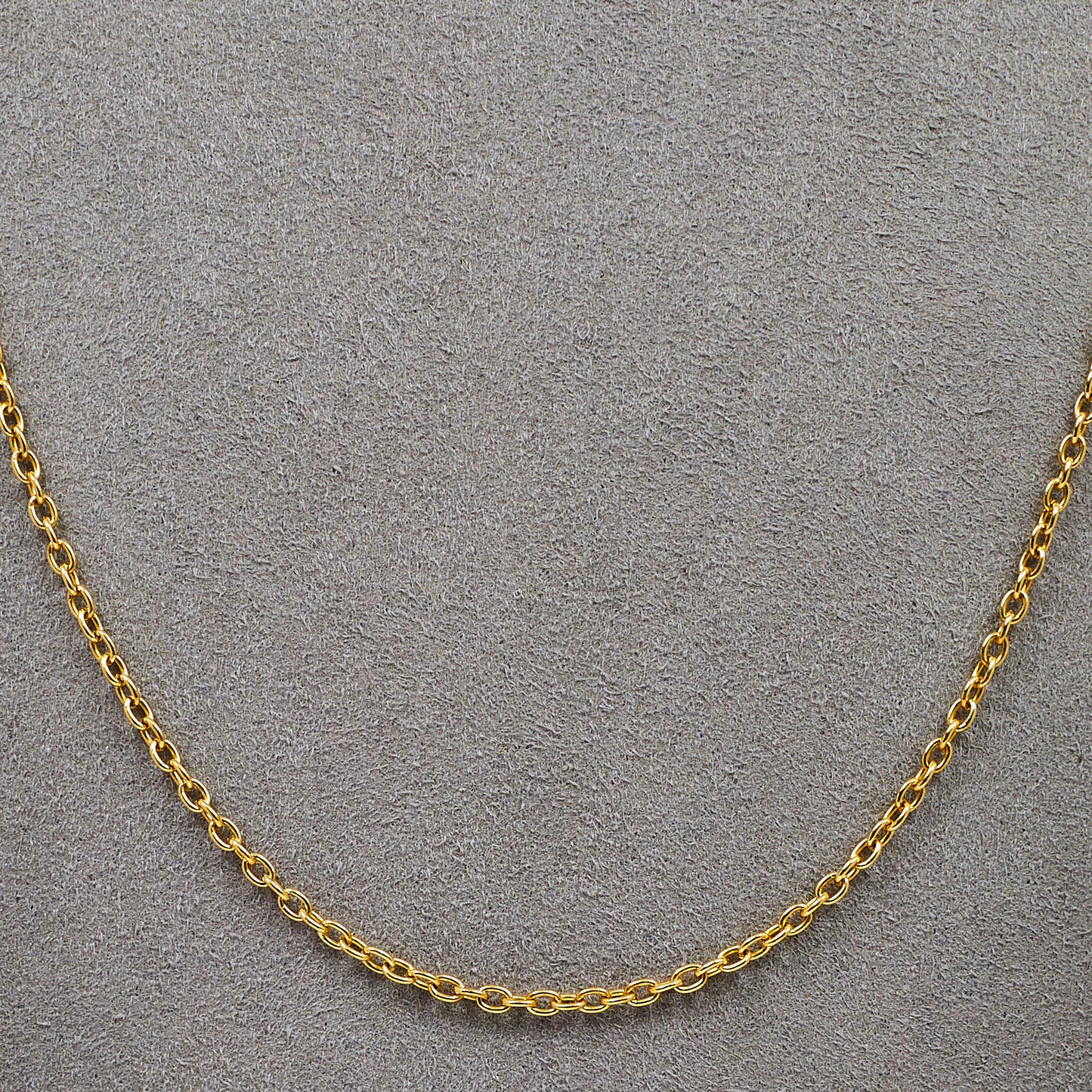 Pre-Owned 9ct Gold Trace Chain Necklace 22 Inch