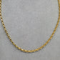 Pre-Owned 9ct Gold Belcher Chain Necklace 18 Inch