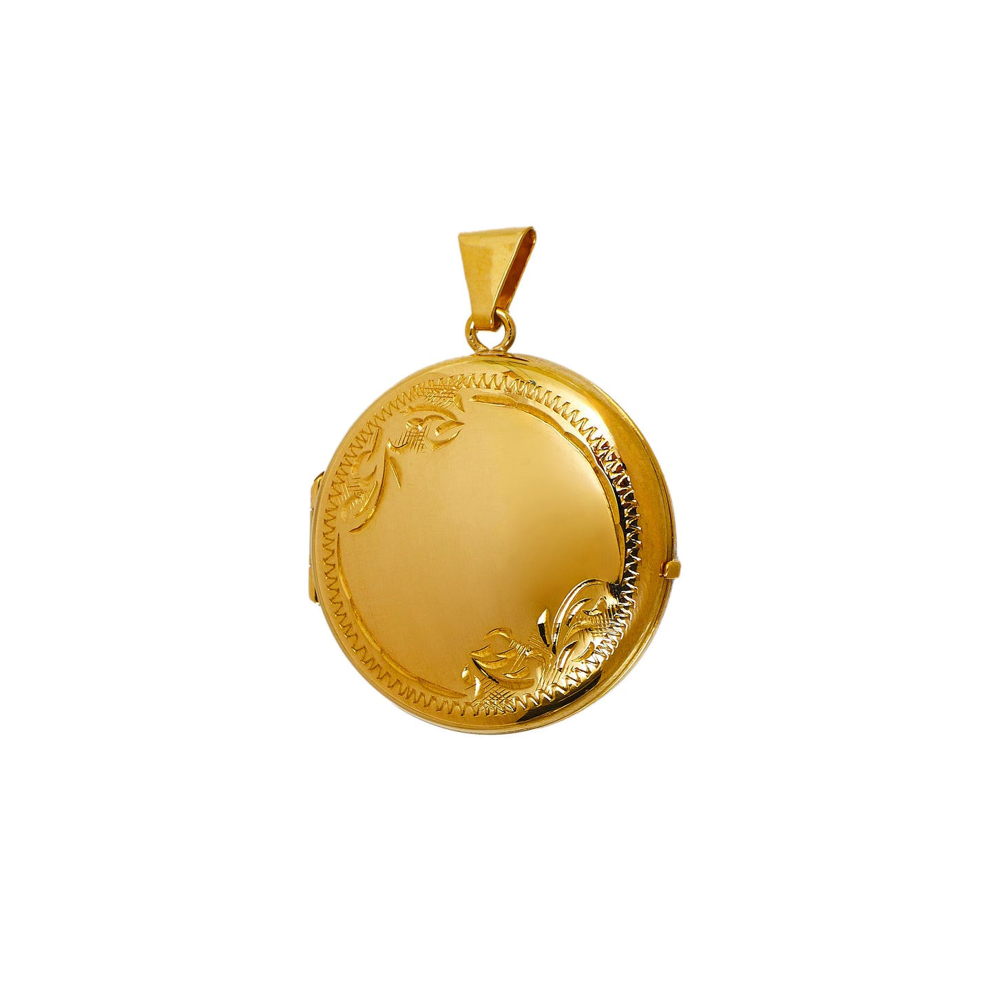 Pre-Owned 9ct Gold Round Locket Pendant