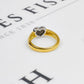 Pre-Owned 18ct Gold Diamond Heart Ring Size N.5