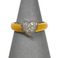 Pre-Owned 18ct Gold Diamond Heart Ring Size N.5