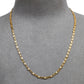 Pre-Owned 14ct Gold Anchor Link Chain Necklace 16 Inch