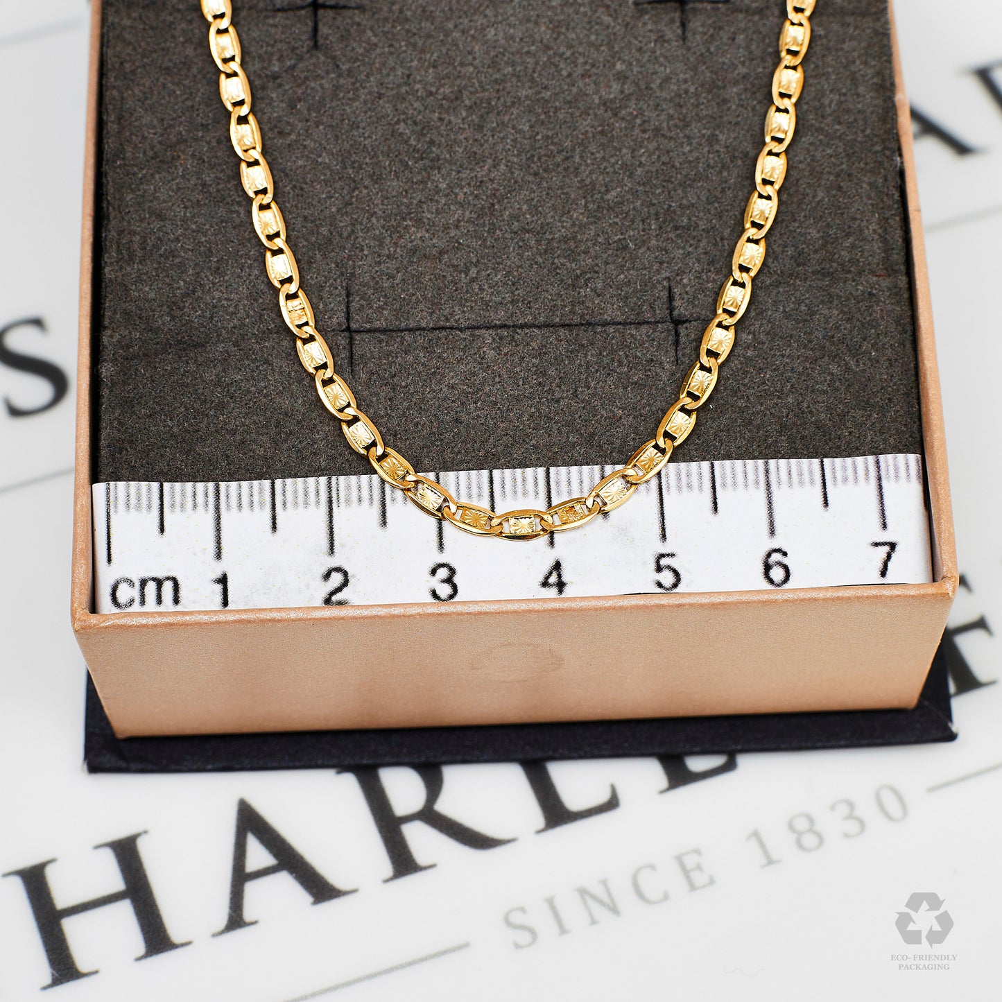 Pre-Owned 14ct Gold Anchor Link Chain Necklace 16 Inch