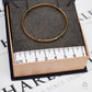 Pre-Owned 9ct Gold Patterned Baby Bangle Expandable