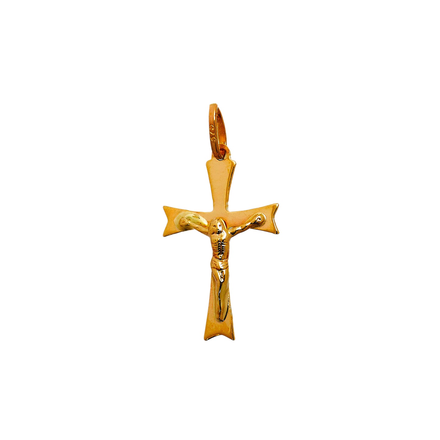 Pre-Owned 9ct Gold Crucifix Pendant
