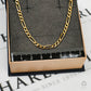 Pre-Owned 9ct Gold Figaro Chain Necklace 20 Inch