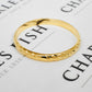 Pre-Owned 14ct Gold Patterned Bangle
