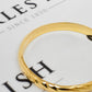 Pre-Owned 14ct Gold Patterned Bangle
