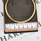Pre-Owned 14ct Gold Patterned Bangle