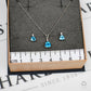 Pre-Owned 9ct White Gold Diamond & Topaz Jewellery SET