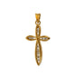 Pre-Owned 18ct Gold & Diamond Cross Pendant 0.50ct