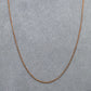 Pre-Owned 18ct Rose Gold Curb Chain Necklace 18 Inch