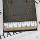 Pre-Owned 18ct Rose Gold Curb Chain Necklace 18 Inch