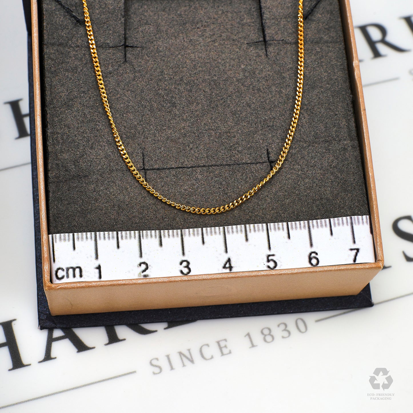 Pre-Owned 9ct Gold Curb Chain Necklace 18 Inch