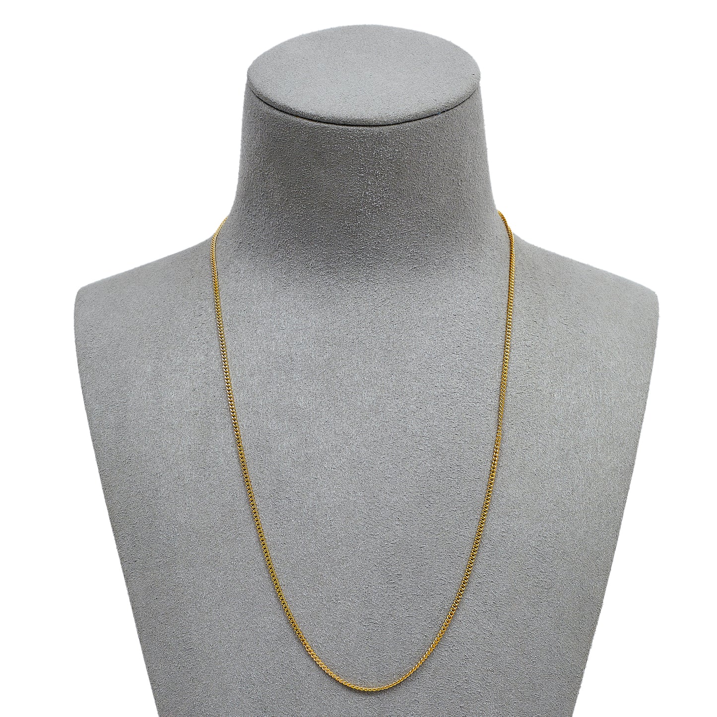 Pre-Owned 9ct Gold Curb Chain Necklace 18 Inch