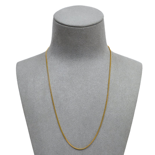 Pre-Owned 9ct Gold Curb Chain Necklace 18 Inch