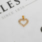Pre-Owned 9ct Gold Diamond Heart Pendant