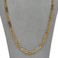 Pre-Owned 9ct Gold Figaro Chain Necklace 24 Inch