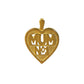 Pre-Owned 9ct Gold No1 MUM Heart Pendant