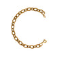 Pre-Owned 9ct Gold Oval Twist Link Bracelet 8 Inch