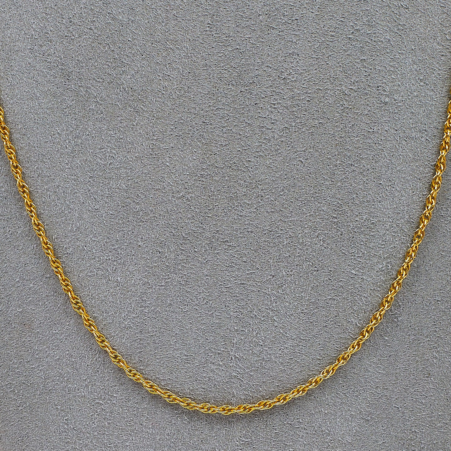 Pre-Owned 9ct Gold Prince Of Wales Chain Necklace 24 Inch
