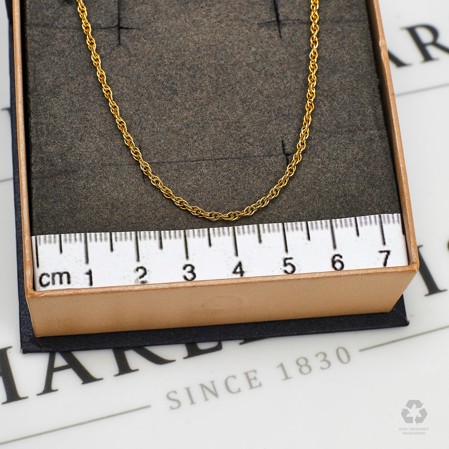 Pre-Owned 9ct Gold Prince Of Wales Chain Necklace 24 Inch