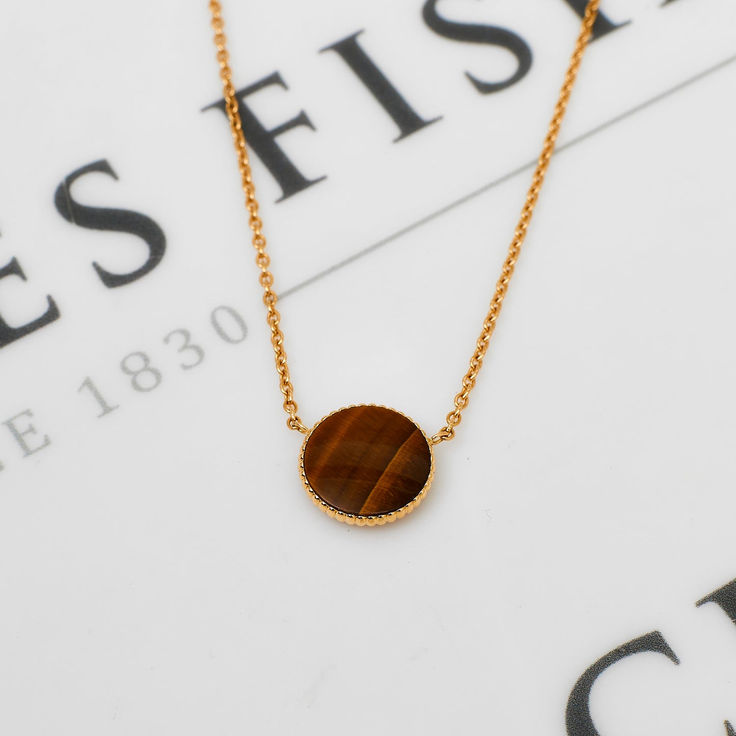 Pre-Owned 18ct Gold DIOR Rose De Vents Necklace