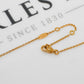 Pre-Owned 18ct Gold DIOR Rose De Vents Necklace