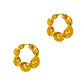 Pre-Owned 18ct Gold Oversized Twist Creole Hoop Earrings